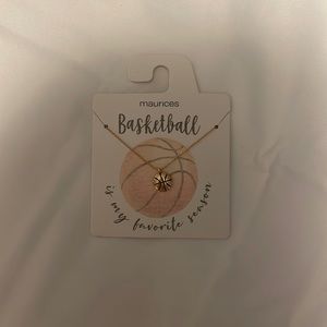 Gold colored Basketball necklace from Maurices